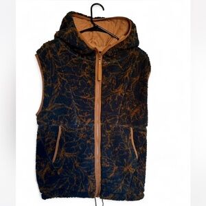 Prana Polar Escape Fleece Vest in Dovetail Folaiage